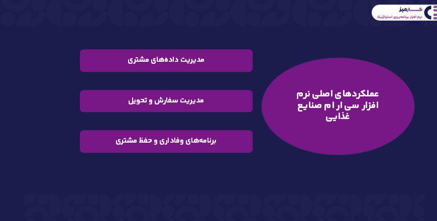 سی ار ام صنایع غذایی