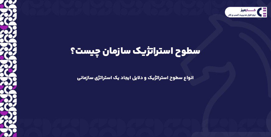 سطوح استراتژیک سازمان
